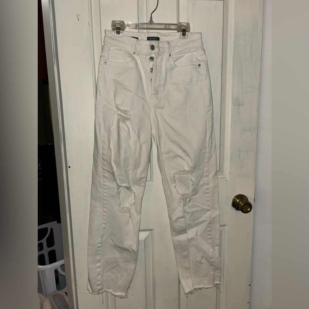 High Rise Straight Leg Jeans